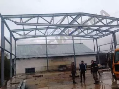 Здание 18х36 высотой 6 м комбинированное в с. Мотыгино